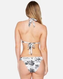 Beach Walk Cheeky French Bottom -Clothing Coastal hb1289 black white 3