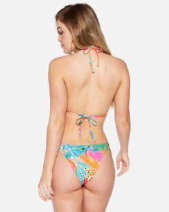 Bahia Front Slide Cheeky Bottom 11 Bahia Front Slide Cheeky Bottom -Clothing Coastal hb1293 electric pink 3