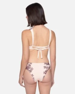 Max Hawaiian Lei Mid Rise Cheeky Bottom -Clothing Coastal hb1308 seashell 3