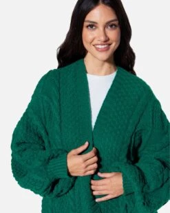 ESSENTIAL OLIVIA OVERSIZED CARDIGAN -Clothing Coastal hf23g186 forest green 4 29a2f85c 6e7d 482e b5b4 868d9d9320f0