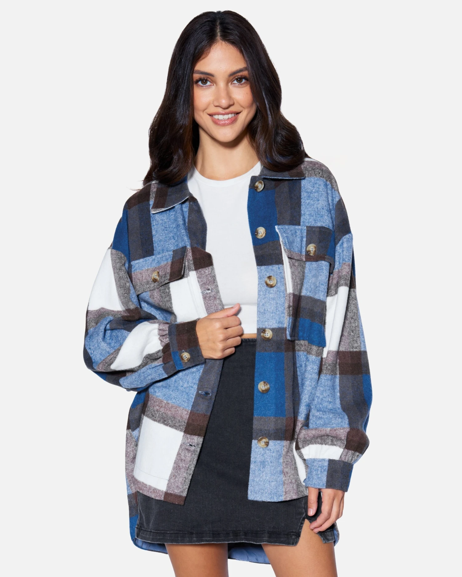 ESSENTIAL PLAID JACKET 1 ESSENTIAL PLAID JACKET