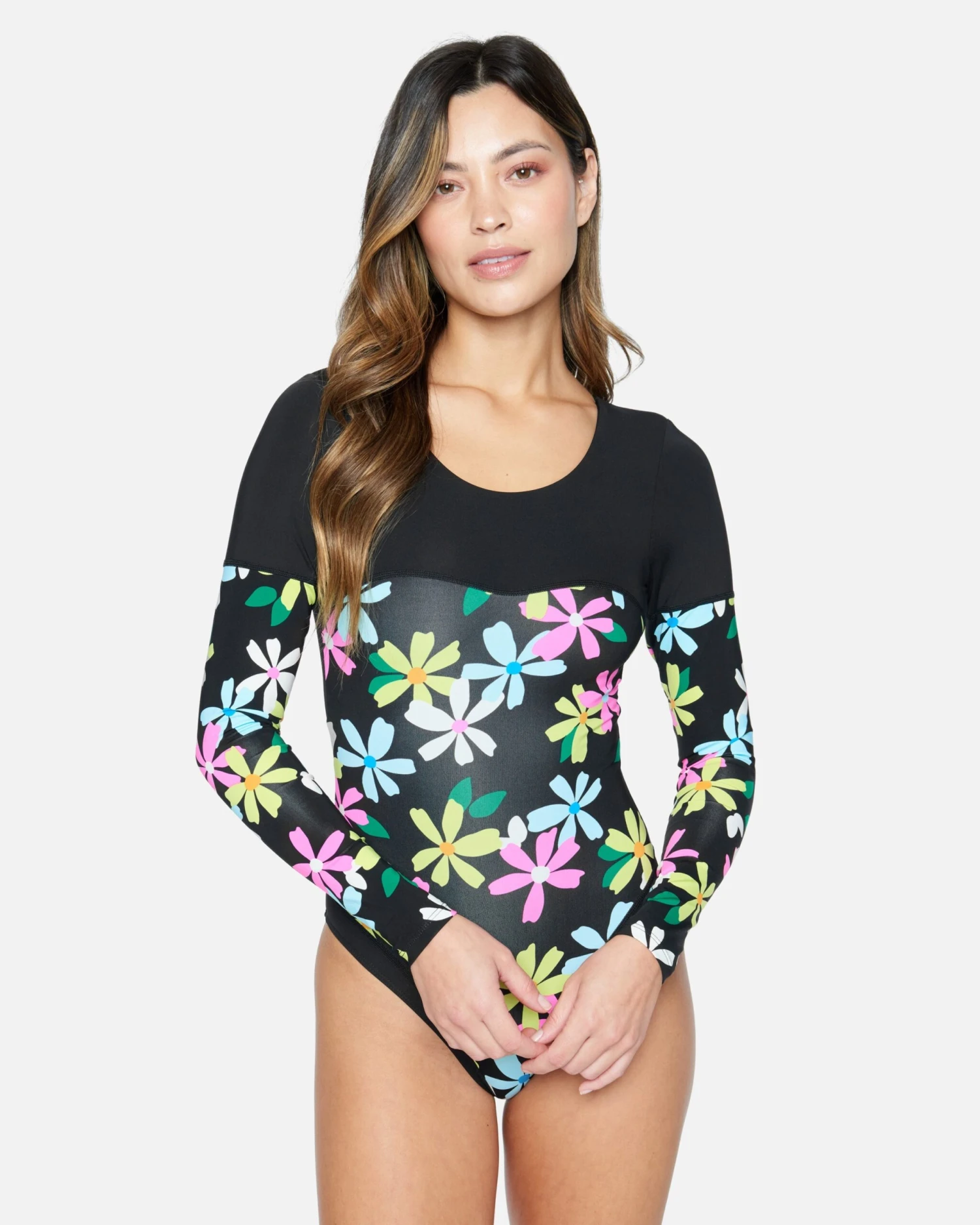 Daisy Pop Long Sleeve Surfsuit 1 Daisy Pop Long Sleeve Surfsuit