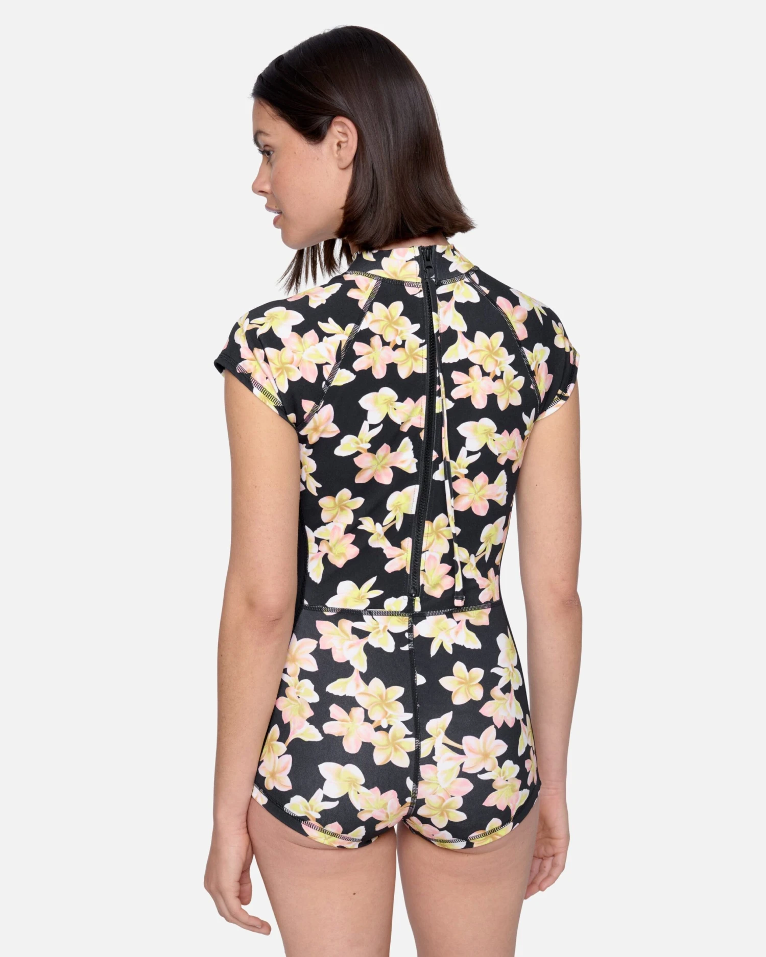 Max Plumeria Short Sleeve Surf Suit 2 Max Plumeria Short Sleeve Surf Suit - Image 2