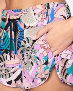 Palm Paradise Aquas Boardshorts -Clothing Coastal hs1007 black multi 5