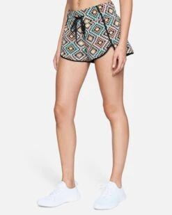 Hurley X Black Girls Surf Mosaic Geo Aquas 2.5" Boardshort -Clothing Coastal hs1061133 mosaic geo 3