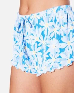 Daisy Me Rib Swim Short 8 Daisy Me Rib Swim Short -Clothing Coastal hs1094 bluebell 4