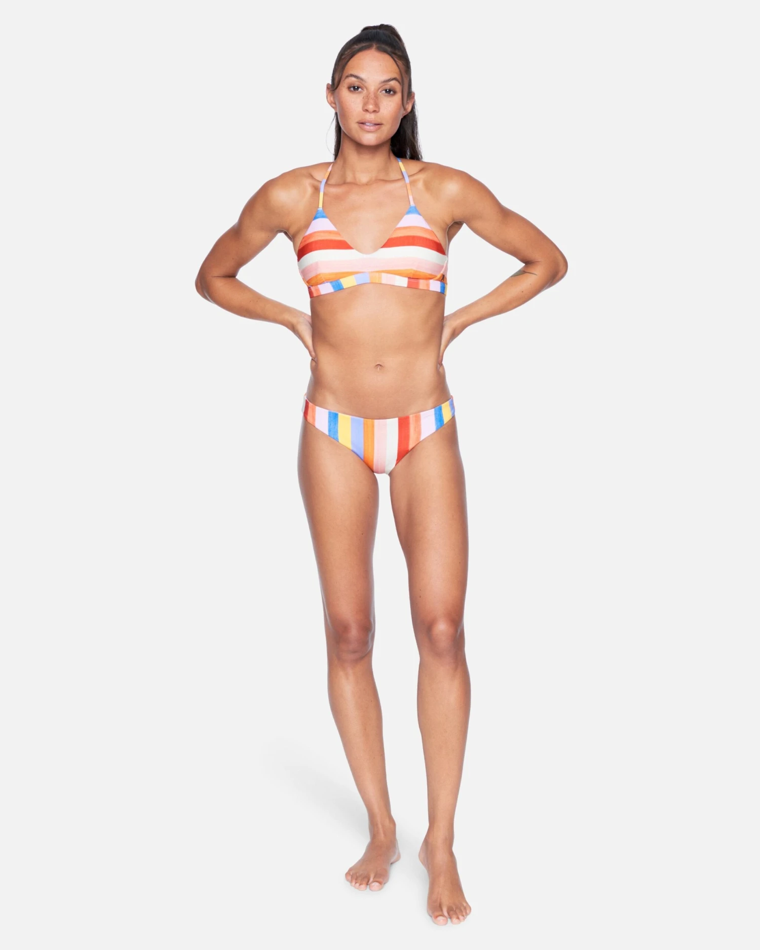 Retro Stripe Adjustable Bikini Top 4 Retro Stripe Adjustable Bikini Top - Image 4