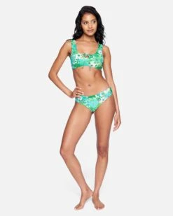 Wild Bloom Tie Front Bikini Top 8 Wild Bloom Tie Front Bikini Top -Clothing Coastal ht1127 wild bloom mist 4