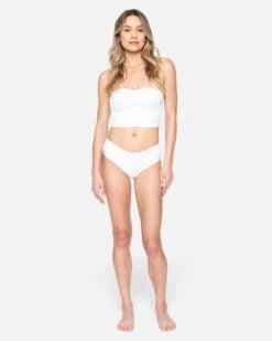 Texture Beach Tube Bikini Top 8 Texture Beach Tube Bikini Top -Clothing Coastal ht1198 coconut 4