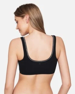 Coastal Bralette -Clothing Coastal ht1230 black white 3