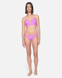 Solid Reversible Bralette -Clothing Coastal ht1235 violet electric pink 4
