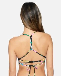 Daisy Pop Adjustable Bikini Top 7 Daisy Pop Adjustable Bikini Top -Clothing Coastal ht1241 pink punch 3