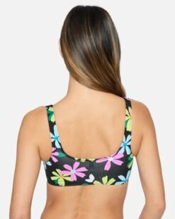 Daisy Pop Bralette -Clothing Coastal ht1243 pink punch 3
