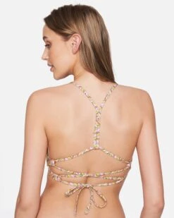 City Block Adjustable Bikini Top 7 City Block Adjustable Bikini Top -Clothing Coastal ht1246 sweet creme 3