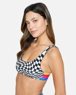 NASCAR REVERSIBLE SCOOP FRONT TOP 13 NASCAR REVERSIBLE SCOOP FRONT TOP -Clothing Coastal ht1276 black white 4