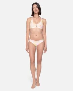 Max Aloha Hibiscus Scoop Top -Clothing Coastal ht1306 coconut 4