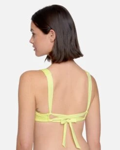 Max Crochet Soft Strap Top -Clothing Coastal ht1307 electric lemon 3