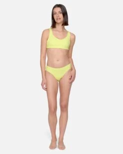 Max Crochet Soft Strap Top -Clothing Coastal ht1307 electric lemon 4