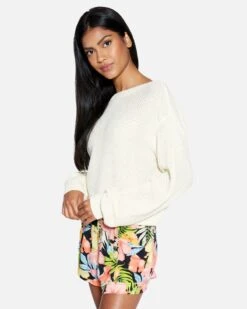 Crossback Sweater 7 Crossback Sweater -Clothing Coastal hu007sw3 whisper white 3