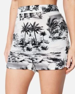 BEACH WALK SHORT -Clothing Coastal hu009sh3 black 4