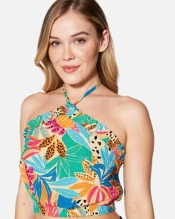 BAHIA HALTER TOP 8 BAHIA HALTER TOP -Clothing Coastal hu018w3 vibrant mint 4