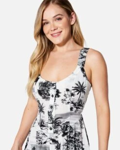 BEACH WALK MINI DRESS 8 BEACH WALK MINI DRESS -Clothing Coastal hu028d3 black 4
