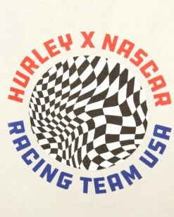 Nascar Team USA Crop Long Sleeve Tee 12 Nascar Team USA Crop Long Sleeve Tee -Clothing Coastal hu037k3 vintage white 4