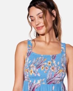 Flora Mini Dress 8 Flora Mini Dress -Clothing Coastal hu038d3 blue floral 4