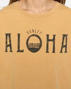ALOHA BOYFRIEND TEE 8 ALOHA BOYFRIEND TEE -Clothing Coastal hu039k3 sandstone 4