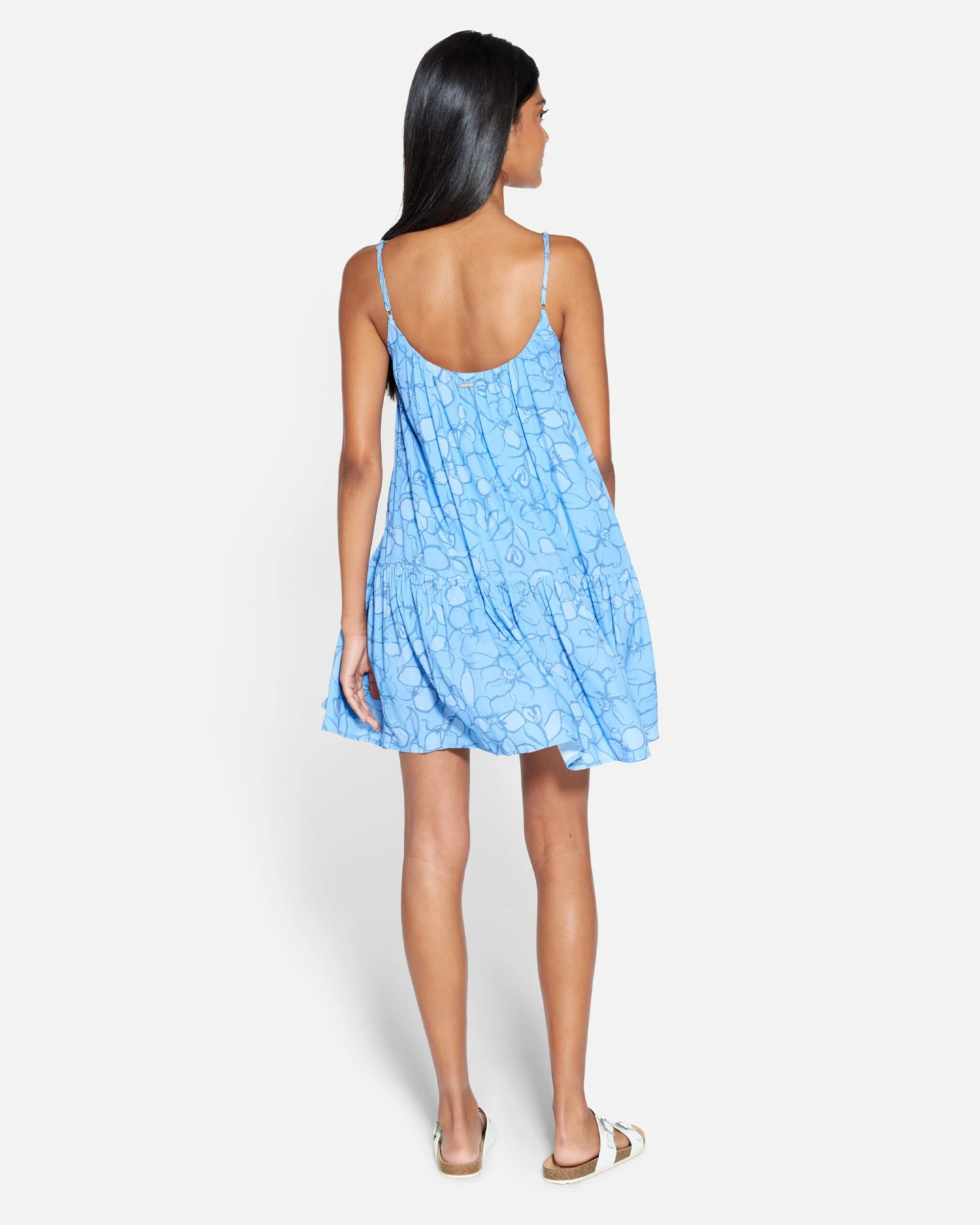 Abstract Floral Mini Dress 2 Abstract Floral Mini Dress - Image 2