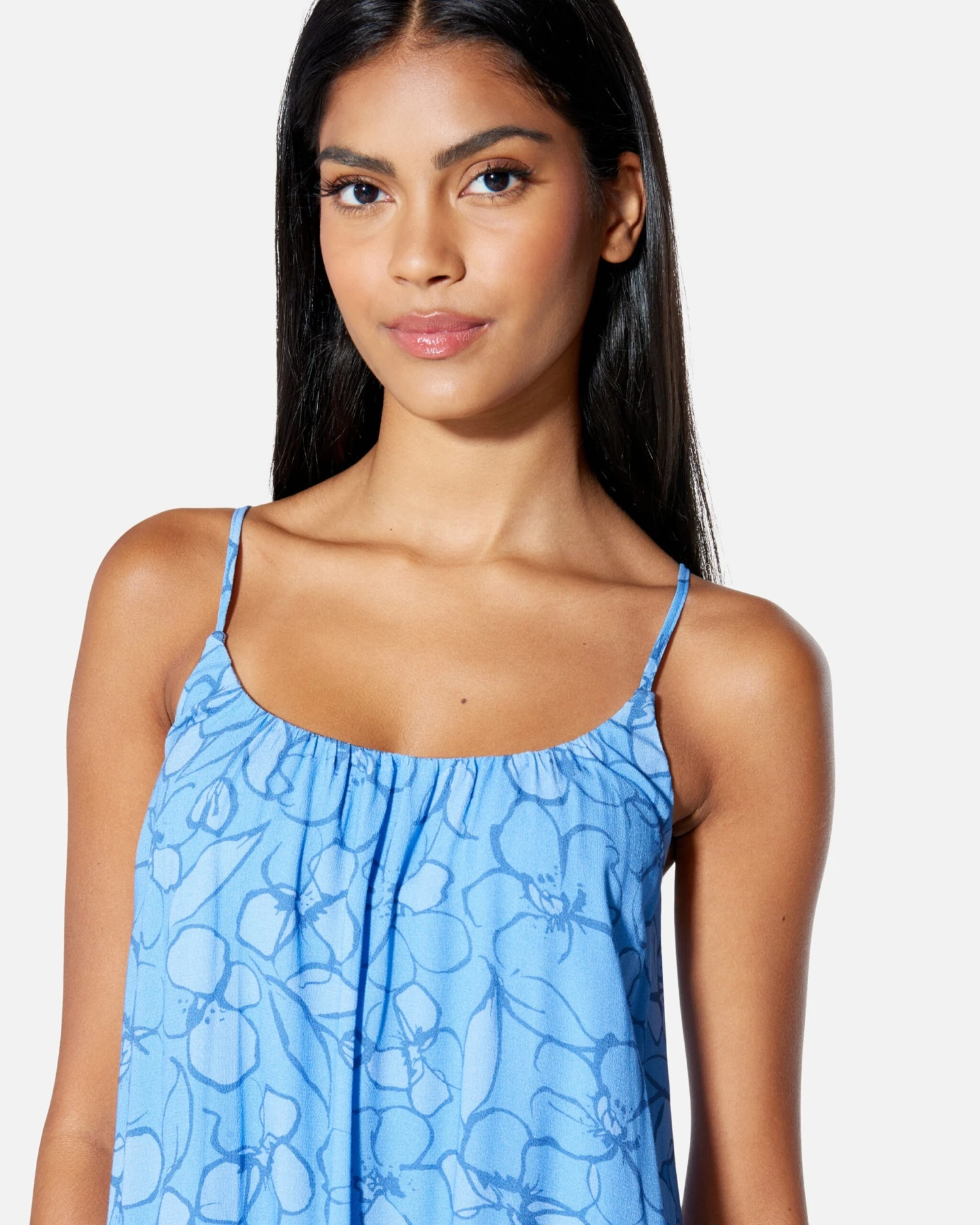 Abstract Floral Mini Dress 4 Abstract Floral Mini Dress - Image 4