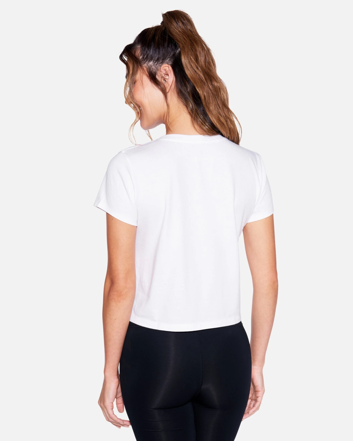 Checkered Beach Baby Tee 2 Checkered Beach Baby Tee - Image 2