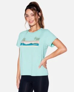 Boardwalk Classic Tee -Clothing Coastal hu092k3 mint ice 3