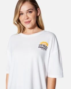 DESERT POINT BOYFRIEND TEE -Clothing Coastal hu104k3 white 4